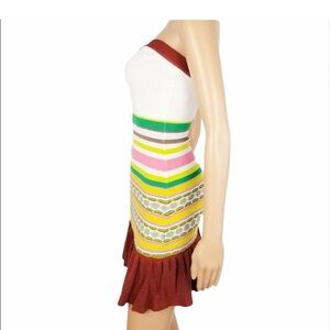 Arden B Strapless Multicolor Dress